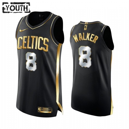 Maillot Basket Boston Celtics Kemba Walker 8 2020-21 Noir Golden Edition Swingman - Enfant